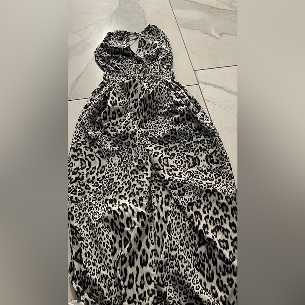 Printed‎ maxi dress - small